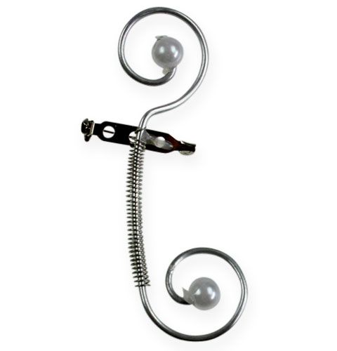 Artikel Trouwspeld met parels, zilver 8cm 24 st