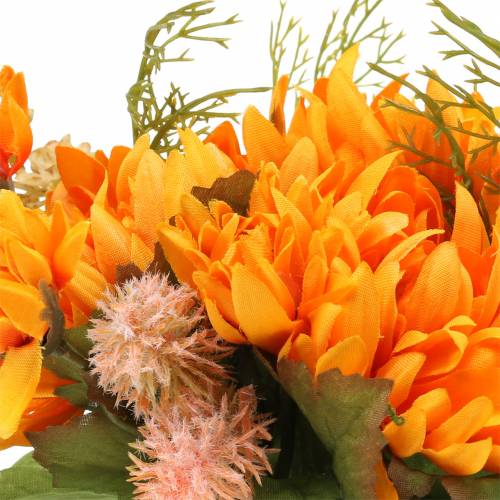 Floristik24 Chrysantenboeket Mix Oranje 35cm