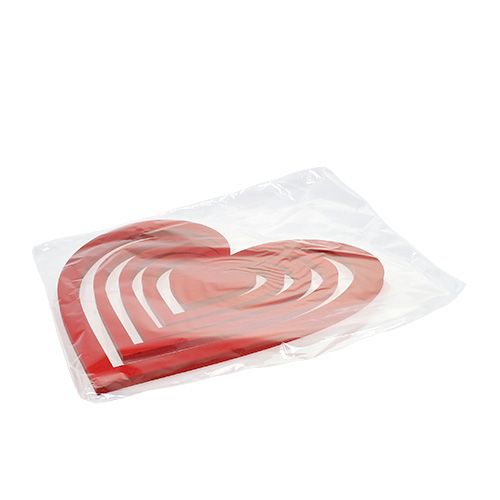 Floristik24 Hart rood gemaakt van schuim 40cm