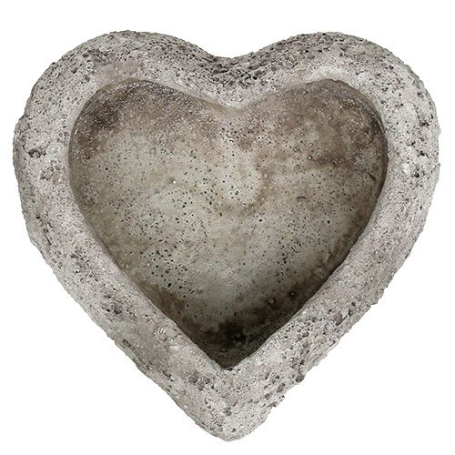 Floristik24 Hart voor het planten van 24 cm x 25 cm grijs