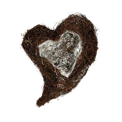 Floristik24 Hart voor het planten van de natuur 20x30cm H9cm