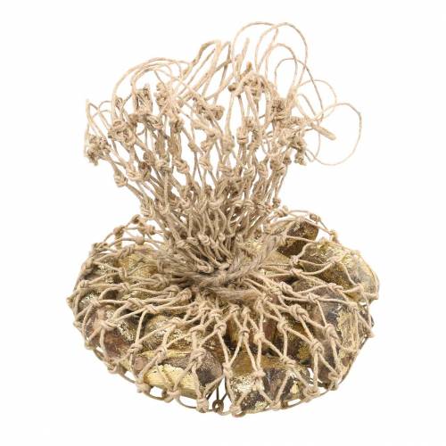 Floristik24 Houten harten natuurlijk, goudkleurig, zilver mangohout 3,5-4,2 cm × 3,6-4,5 cm 18 stuks