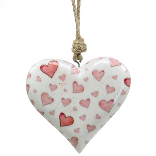 Floristik24 Decoratiehanger hart keramiek 11cm x 10cm