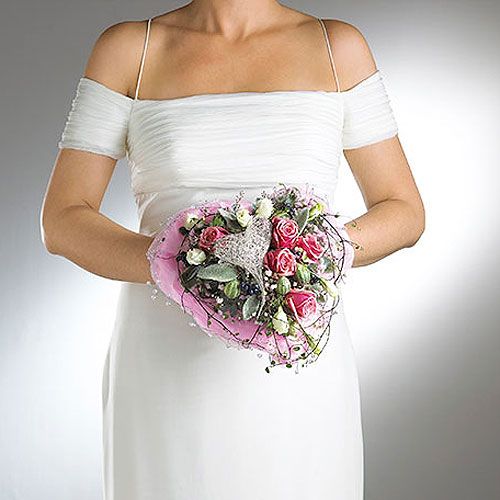 Artikel Steekschuim bruidsboekethouder Lady 2 18cm Ø8cm 6 st