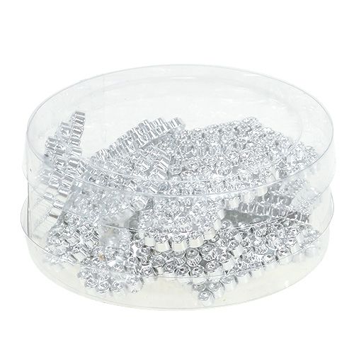 Floristik24 Harten zilver met lijmpunt 5,5 cm 12st