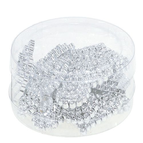 Floristik24 Harten 6,5 cm zilver met plakpunt 12st