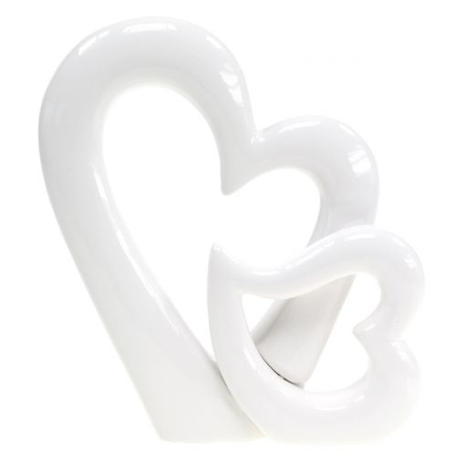 Floristik24 Decoratieve sculptuur harten H15cm 2st