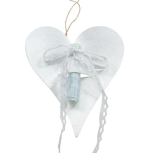 Floristik24 Harthanger met orchideebuizen wit 16cm 6st