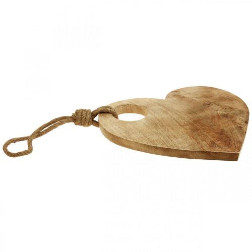 Artikel Houten hart wanddecoratie hart hart bord decoratie dienblad 39cm