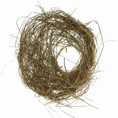 Floristik24 Manchet bloemenboeket naturel hooibloem manchet Ø15cm 8 st