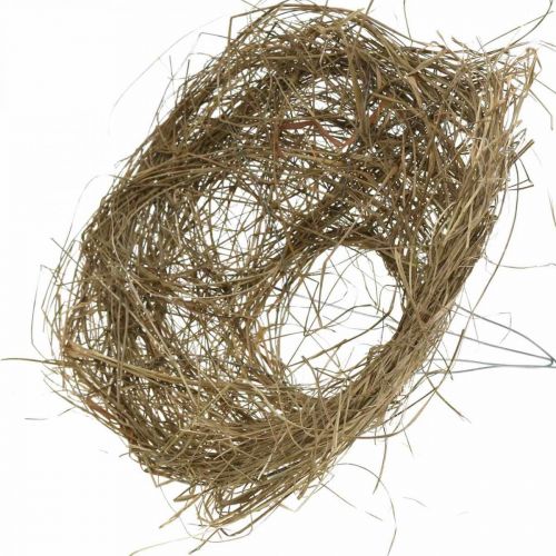 Manchetboeket natuur hooi manchet Ø20cm 6st