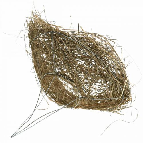 Floristik24 Manchetboeket natuur hooi manchet Ø20cm 6st