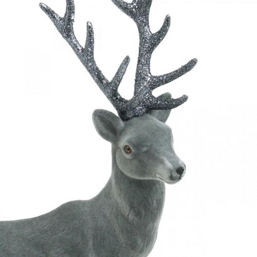 Artikel Decoratief Hert Decoratief Figuur Decoratief Rendier Antraciet H40cm