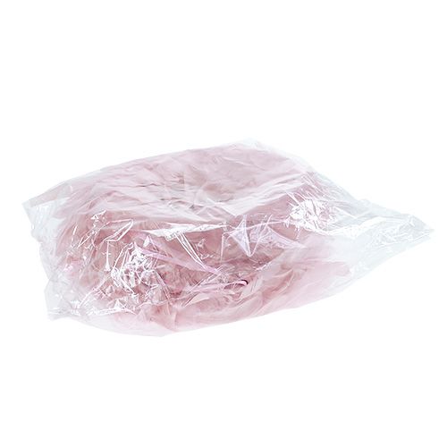 Floristik24 Bruiloft decoratie veerkrans roze Ø20cm 3st