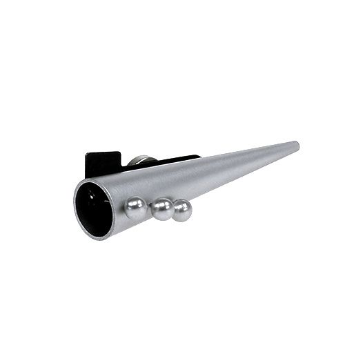 Artikel Trouwspeld met magneet, mat zilver 7cm