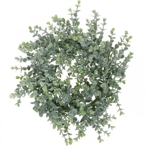 Bruiloft decoratie eucalyptus krans kunstmatig Ø25cm