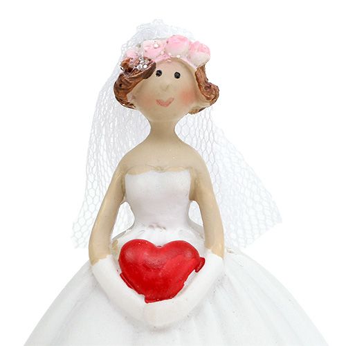 Floristik24 Trouwfiguur bruid en bruidegom 13cm 1 paar