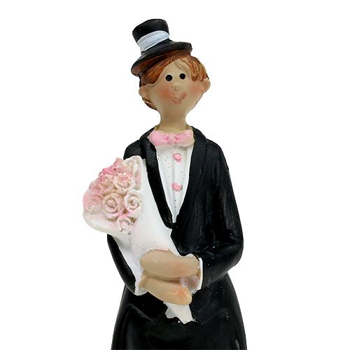 Floristik24 Trouwfiguur bruid en bruidegom 13cm 1 paar
