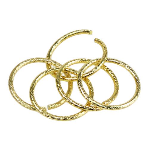 Floristik24 Trouwringen Goud Ø3cm 25 stuks
