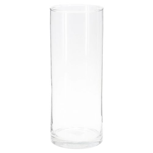 Artikel Hoge glazen vaas glazen cilinder bloemenvaas helder Ø12cm H30cm