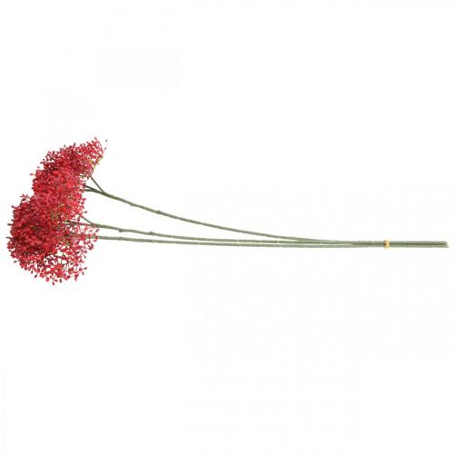 Floristik24 Vlierrode kunstbloemen voor herfstboeket 52cm 6st
