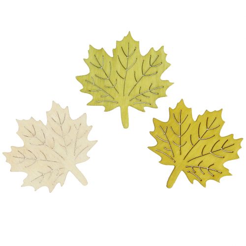Artikel Esdoornbladeren voor het strooien van herfstkleuren assorti 4cm 72 st