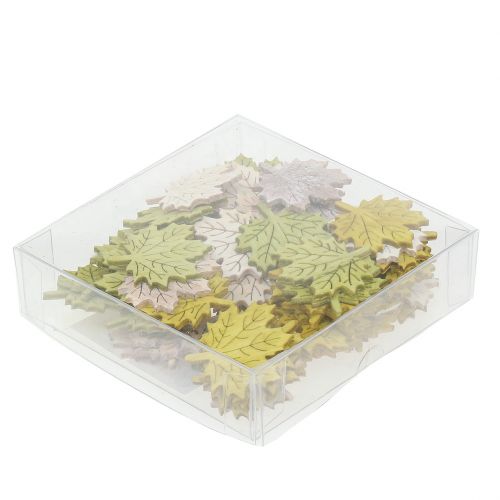 Artikel Esdoornbladeren voor het strooien van herfstkleuren assorti 4cm 72 st
