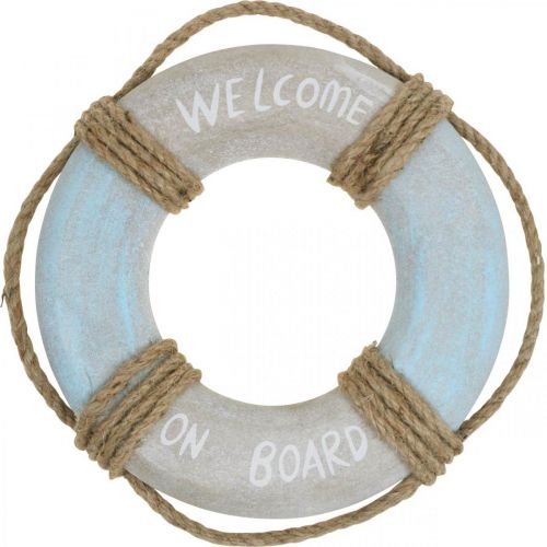 Floristik24 Maritiem Deco Reddingsboei Deco Nautisch Hout Deco Ø30cm