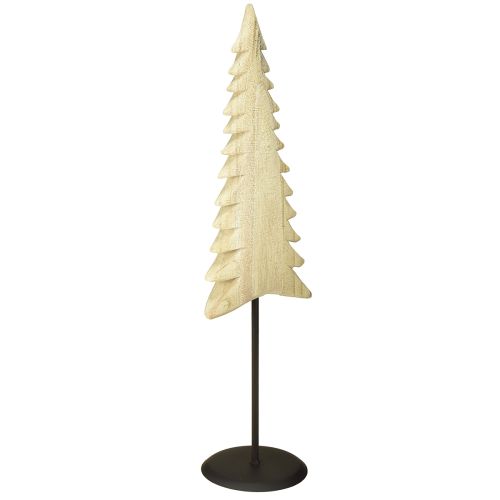Floristik24 Houten kerstboom kerstversiering Paulownia naturel H54cm