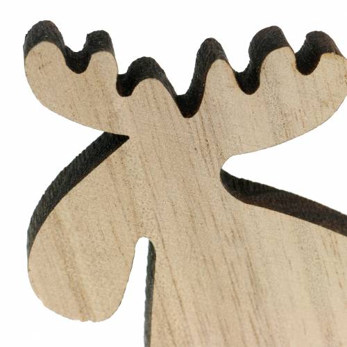 Hout eland voor besprenkeling naturel 36st