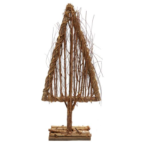 Artikel Houten kerstboomdecoratie houten decoratie takken wijnranken 27,5x10x60cm