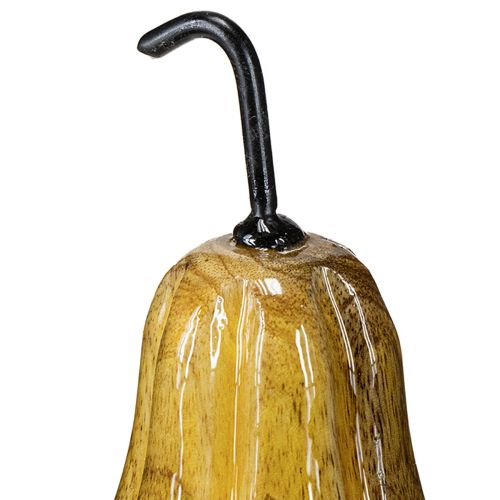 Artikel Houten peer peer houten decoratie herfst rood geel wit 12×6cm 3 stuks