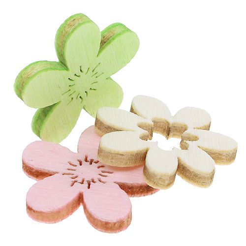 Floristik24 Houten bloemenscatterende decoratie Ø2cm pastel assortiment. 144St