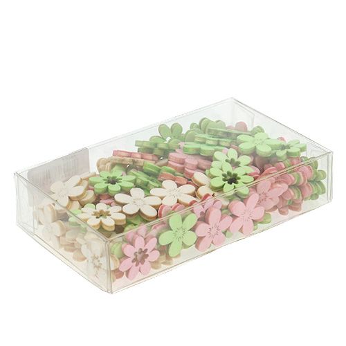 Floristik24 Houten bloemenscatterende decoratie Ø2cm pastel assortiment. 144St