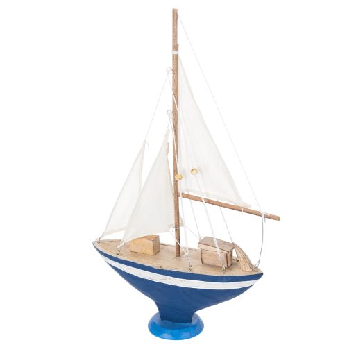 Floristik24 Zeilbootdecoratie voor een uniek karakter en maritieme charme in huis (54 cm).