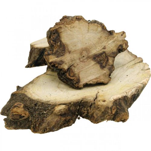 Floristik24 Houten schijven deco wortelhout strooi decoratiehout 3-8cm 500g
