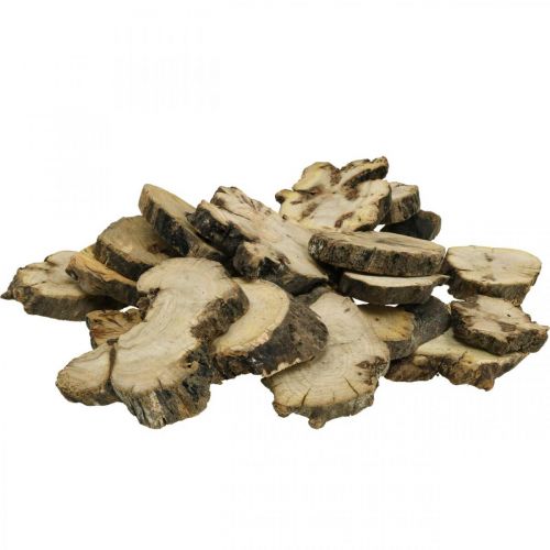 Floristik24 Houten schijven deco wortelhout strooi decoratiehout 3-8cm 500g