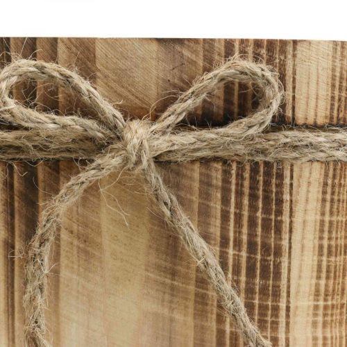 Artikel Houten decoratie Ovale decoratieve schaal hout Rustieke decoratie 23x13x10cm