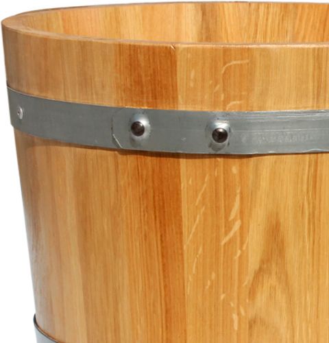 Artikel Planter houten vat eik Ø39cm