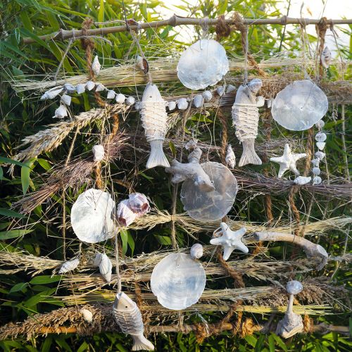Floristik24 Houten visdecoratie maritieme vishanger hout 28,5cm