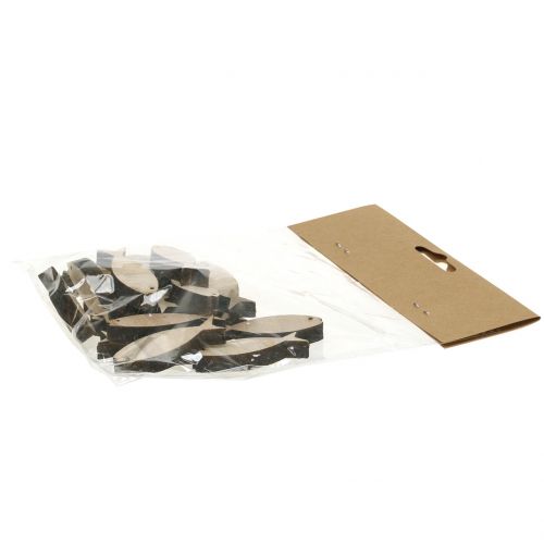 Floristik24 Strooidecoratie houten vissen 5cm 16 st