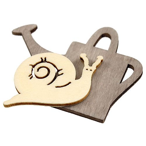 Artikel Houten tuinstrooidecoratie 4cm - 6cm naturel 72 st