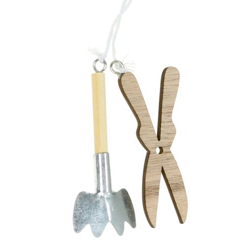 Floristik24 Houten hanger tuingereedschap 5st