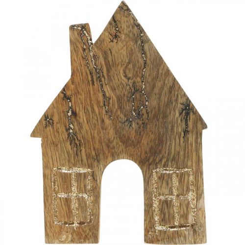 Artikel Houten huisdecoratie Kersthuis houten huisdecoratie houten standaard H15cm
