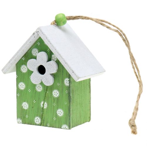 Floristik24 Decoratief vogelhuisje om op te hangen 8cm 6st