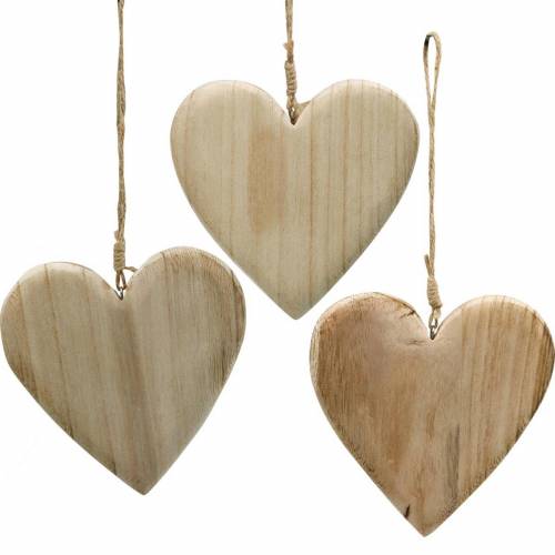 marketing Huiswerk maken Entertainment Floristik24.nl Houten hart om op te hangen natuur decoratieve harten  Valentijnsdag Moederdag 3st - goedkoop online kopen