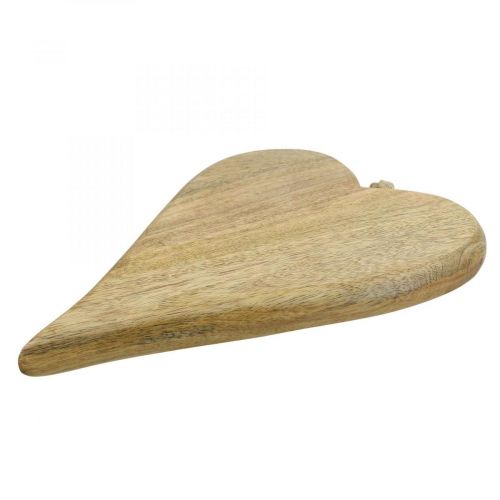 Floristik24 Houten hart deco hanger hart hout decoratie om natuur op te hangen 26cm