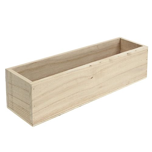 Floristik24 Houten kist naturel 32cm x 9cm H8.5cm