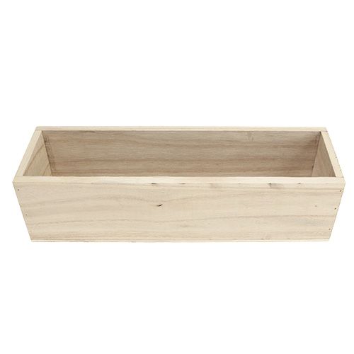 Floristik24 Houten kist naturel 32cm x 9cm H8.5cm