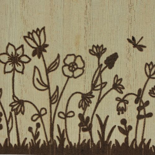 Artikel Houten kist pennenhouder bureau-organizer naturel 14×8×12cm